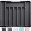61A75H5TpL._AC_SL1500_ Cutlery Drawer Organizer with 6–8 Compartments, Adjustable Kitchen Utensil Storage Tray