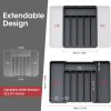 61EBWY1lW5L._AC_SL1500_ Cutlery Drawer Organizer with 6–8 Compartments, Adjustable Kitchen Utensil Storage Tray