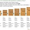 61Po-JsyphL._AC_SL1200_ Expandable Bamboo Cutlery Drawer Organizer, Adjustable Kitchen Utensil Storage Tray