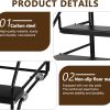 Carbon Steel Spice Storage Rack – 4 Tier Free Standing Kitchen Organiser