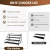 Carbon Steel Spice Storage Rack – 4 Tier Free Standing Kitchen Organiser