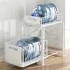 716Tw63uR1L._AC_SL1500_ 2 Tier Under Sink Organizer with Pull-Out Drawers, Adjustable Cabinet Storage Shelf