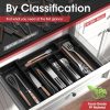 716plJvoDnL._AC_SL1500_ Cutlery Drawer Organizer with 6–8 Compartments, Adjustable Kitchen Utensil Storage Tray