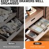 7189NXUnsAL._AC_SL1500_ 12-Pack Foldable Drawer Organizer Set, Fabric Storage Boxes for Wardrobe, Closet & Dresser Use