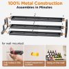 71V9jSbBMwL._AC_SL1500_ 3-Tier Expandable Spice Rack Organizer, Adjustable Metal Kitchen Shelf for Countertop & Cabinet Storage