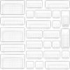 71dAckPlo2L._AC_SL1500_ 25-Piece Drawer Organizer Set, Clear Stackable Plastic Storage Bins for Makeup, Office & Kitchen Drawers