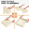 71k2e1hypaL._AC_SL1500_ 12-Pack Foldable Drawer Organizer Set, Fabric Storage Boxes for Wardrobe, Closet & Dresser Use