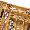 71mWJPWAy1L._AC_SL1200_ Expandable Bamboo Cutlery Drawer Organizer, Adjustable Kitchen Utensil Storage Tray