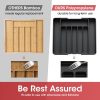 71ocL-xzdL._AC_SL1500_ Cutlery Drawer Organizer with 6–8 Compartments, Adjustable Kitchen Utensil Storage Tray