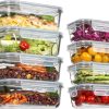 814Jf1z1-WL._AC_SL1500_ 8-Piece Glass Food Storage Containers Set with Lids, Airtight Stackable Meal Prep Lunch Boxes