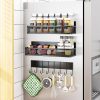 81a47GWYuRL._AC_SL1500_ Optimized Product Title Magnetic Spice Rack for Refrigerator with 2 Shelves & Hook Rack, Heavy Duty Kitchen Storage Organizer
