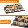 81i1Ut5pgiL._AC_SL1500_ 3-Tier Expandable Spice Rack Organizer, Adjustable Metal Kitchen Shelf for Countertop & Cabinet Storage