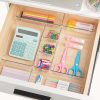 81pBVFJGdhL._AC_SL1500_ 25-Piece Drawer Organizer Set, Clear Stackable Plastic Storage Bins for Makeup, Office & Kitchen Drawers