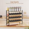 81rxGkwyC8L._AC_SL1500_ 4-Tier Wooden & Metal Spice Rack Organizer for Cabinet & Countertop Storage