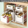 81vuE2GKPfL._AC_SL1500_ 2 Tier Under Sink Organizer with Pull-Out Drawers, Adjustable Cabinet Storage Shelf